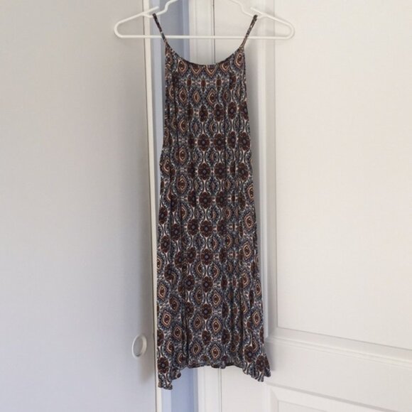 Patterned mini dress - Picture 1 of 4